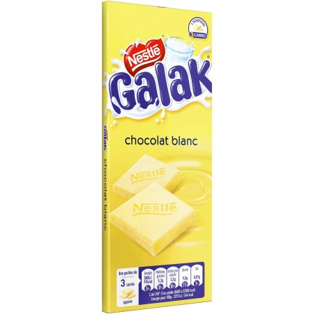 NESTLÉ Chocolat Blanc Galak - 100g NESTLÉ Chocolat Blanc Galak - 100g