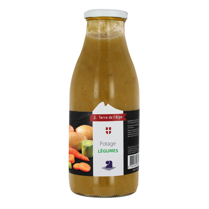 TERRE DE L'ALPE Soupe de Légumes - 970ml TERRE DE L'ALPE Soupe de Légumes - 970ml