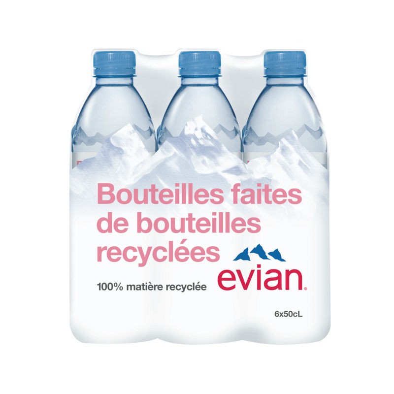 EVIAN Eau minérale 6x50cl EVIAN Eau minérale 6x50cl