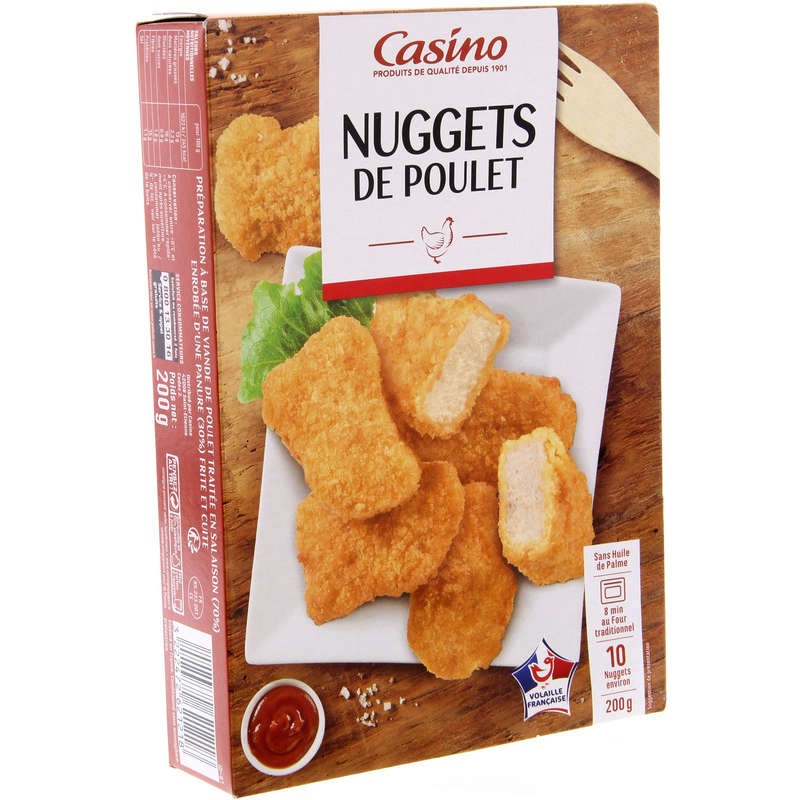 CASINO Nuggets de poulet 200g
