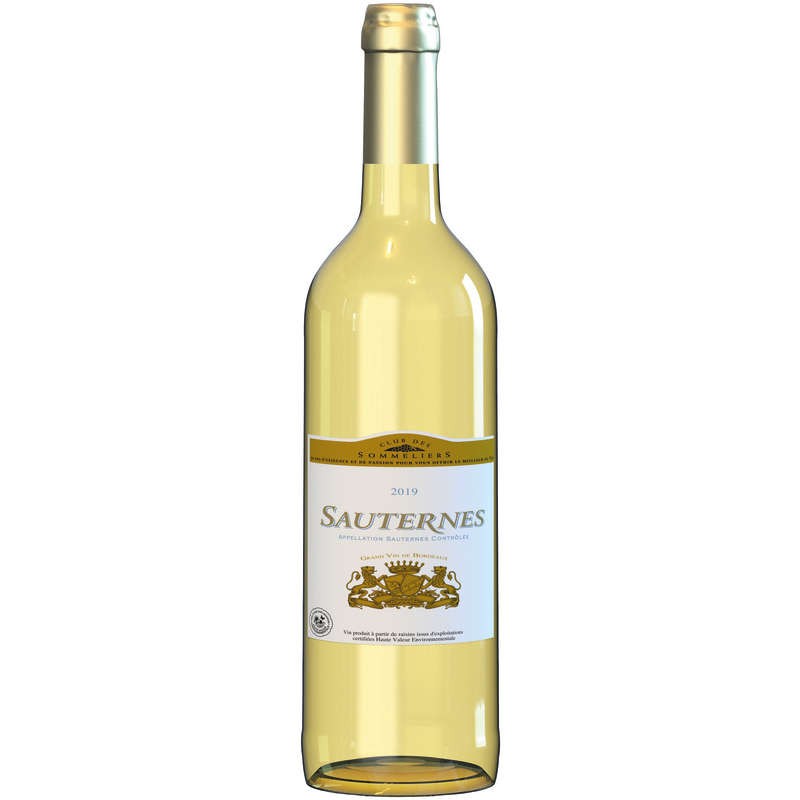 CLUB DES SOMMELIERS Sauternes blanc 75cl