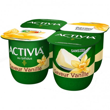 DANONE Activia Saveur Vanille 4x125g