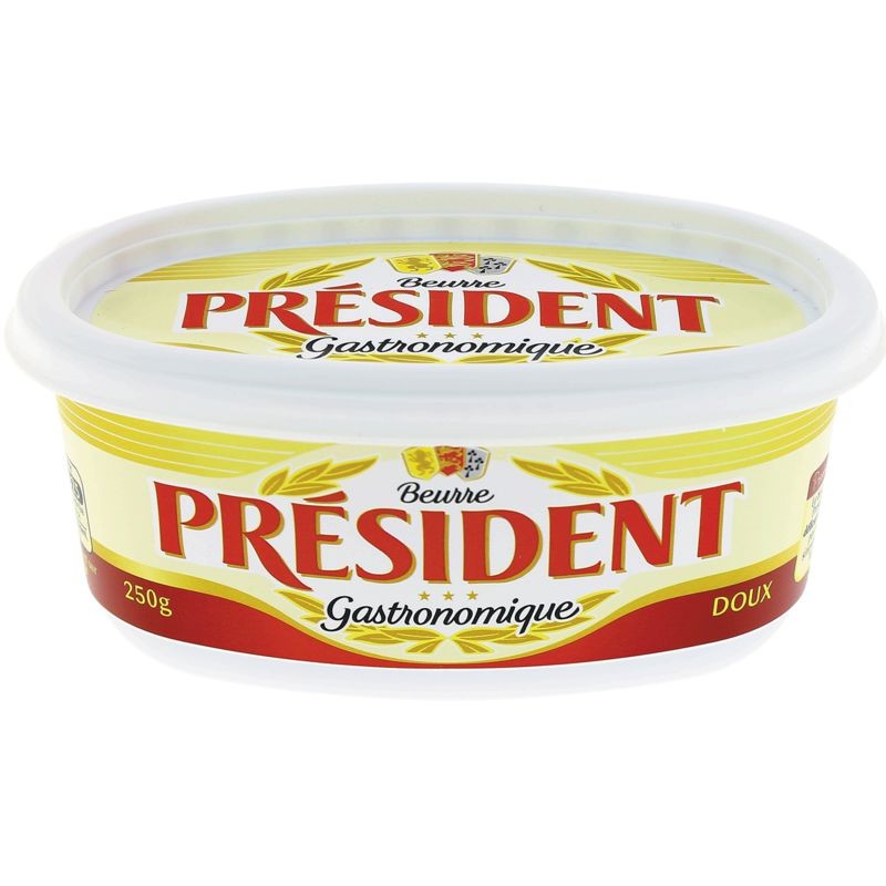 PRESIDENT Beurre doux 250g PRESIDENT Beurre doux 250g