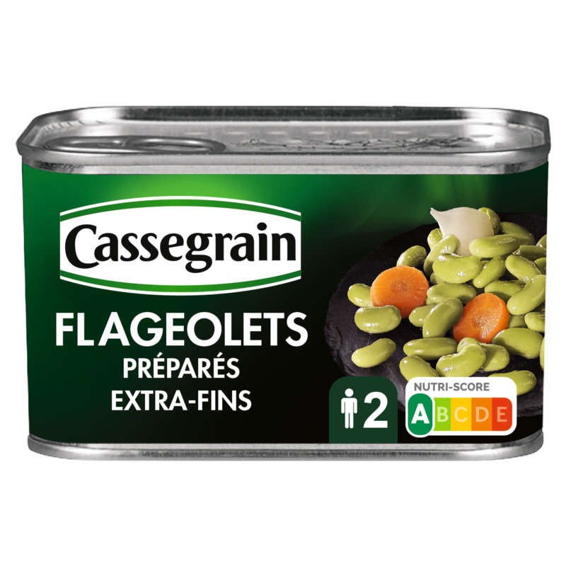 CASSEGRAIN Flageolets extra fins 265g CASSEGRAIN Flageolets extra fins 265g